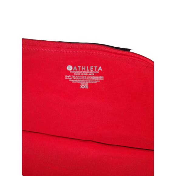 Athleta High waist Red Bikini swim Bottoms size XXS - Picture 3 of 3